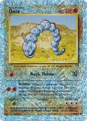 Onix [Reverse Holo], English Pokemon card