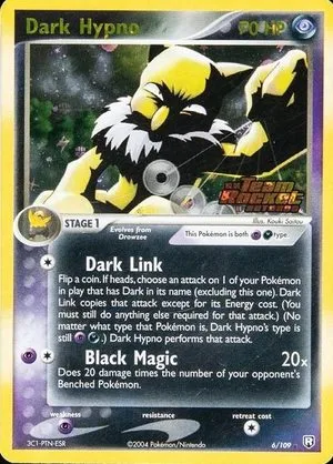 Dark Hypno [Reverse Holo], English Pokemon card