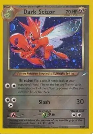 Dark Scizor, English Pokemon card