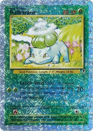 Bulbasaur [Reverse Holo], English Pokemon card