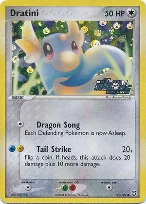Dratini [Reverse Holo], English Pokemon card
