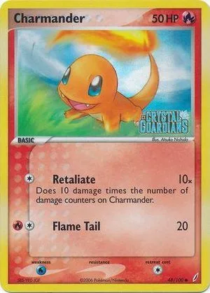Charmander [Reverse Holo], English Pokemon card