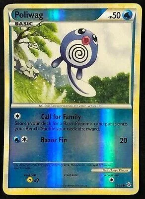 Poliwag [Reverse Holo], English Pokemon card