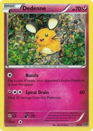 Dedenne, English Pokemon card
