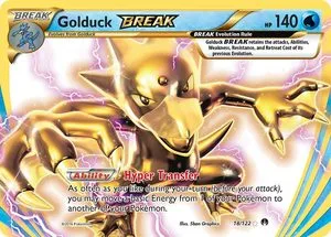 Golduck BREAK, English Pokemon card