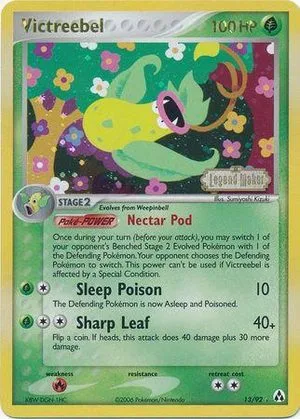 Victreebel [Reverse Holo], English Pokemon card
