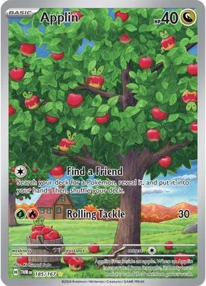 Applin, English Pokemon card