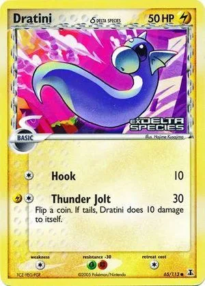 Dratini [Reverse Holo], English Pokemon card