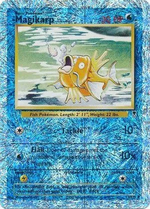 Magikarp [Reverse Holo], English Pokemon card