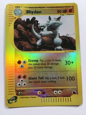 Rhydon [Reverse Holo], English Pokemon card