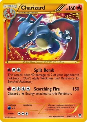 Charizard, English Pokemon card