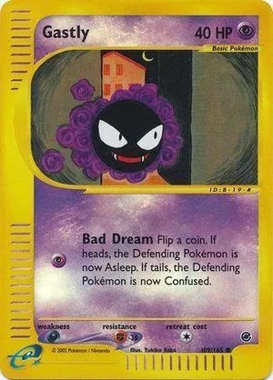 Gastly [Reverse Holo], English Pokemon card