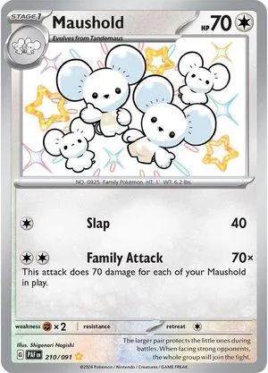 Maushold, English Pokemon card