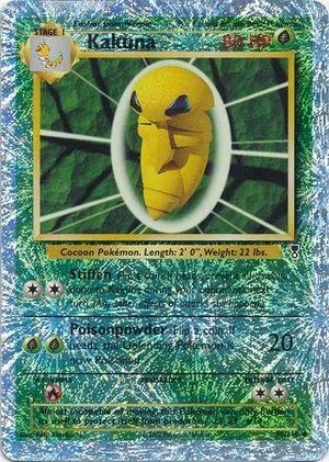 Kakuna [Reverse Holo], English Pokemon card