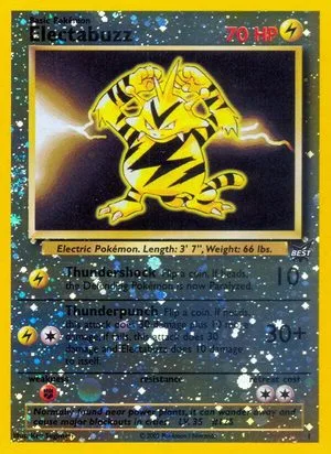 Electabuzz, English Pokemon card
