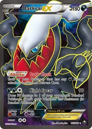 Darkrai EX, English Pokemon card