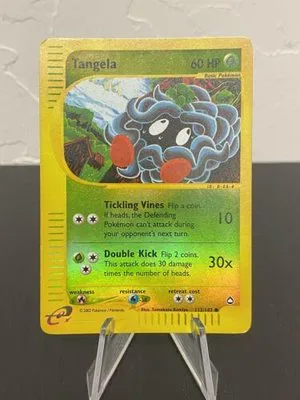 Tangela [Reverse Holo], English Pokemon card