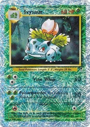Ivysaur [Reverse Holo], English Pokemon card