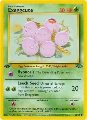 Exeggcute [1st Edition], English Pokemon card