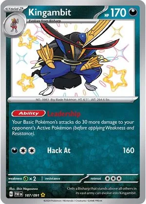 Kingambit, English Pokemon card