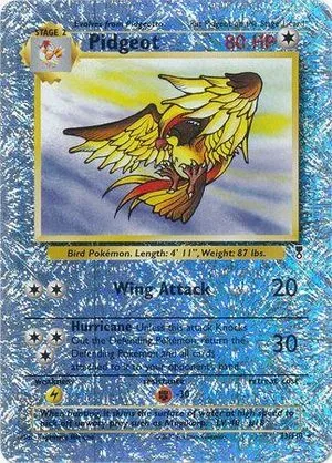 Pidgeot [Reverse Holo], English Pokemon card