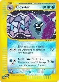 Cloyster [Reverse Holo], English Pokemon card