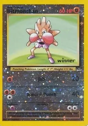 Hitmonchan [Winner], English Pokemon card