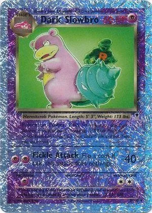 Dark Slowbro [Reverse Holo], English Pokemon card