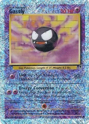 Gastly [Reverse Holo], English Pokemon card
