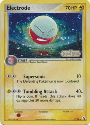 Electrode [Reverse Holo], English Pokemon card