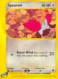 Spearow, English Pokemon card
