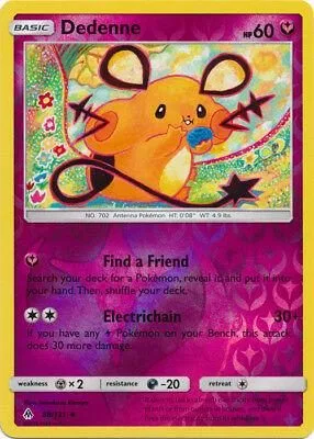 Dedenne [Reverse Holo], English Pokemon card