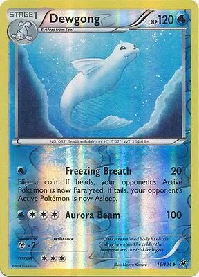 Dewgong [Reverse Holo], English Pokemon card