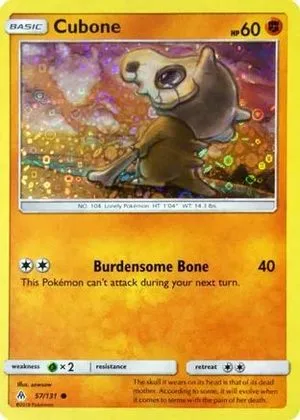 Cubone [General Mills Holo], English Pokemon card