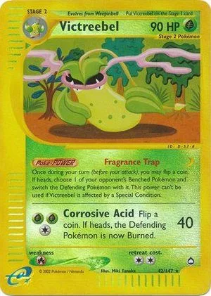 Victreebel [Reverse Holo], English Pokemon card