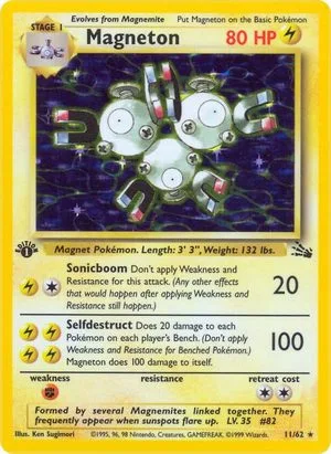 Magneton [1st Edition], English Pokemon card