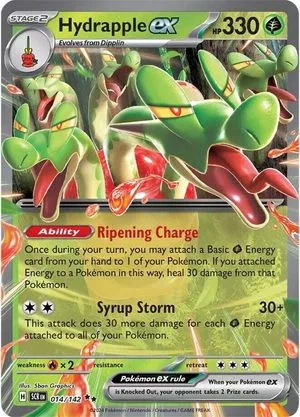Hydrapple ex, English Pokemon card