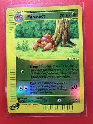 Parasect [Reverse Holo], English Pokemon card