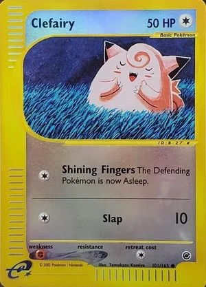 Clefairy [Reverse Holo], English Pokemon card