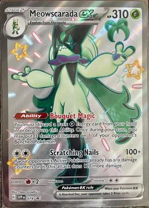 Meowscarada ex [Jumbo], English Pokemon card