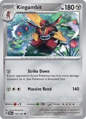 Kingambit, English Pokemon card