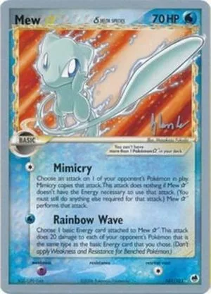 Mew, English Pokemon card