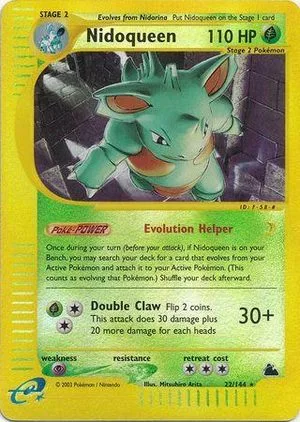 Nidoqueen [Reverse Holo], English Pokemon card