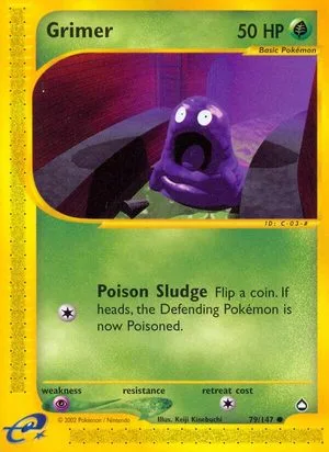 Grimer, English Pokemon card