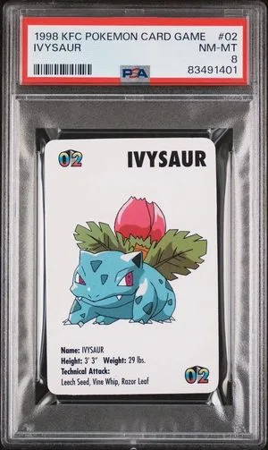 Ivysaur, English Pokemon card
