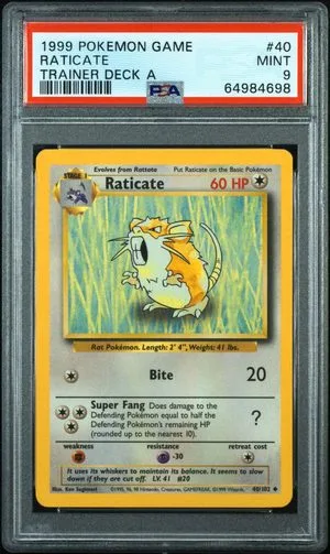 Raticate [Trainer Deck A], English Pokemon card