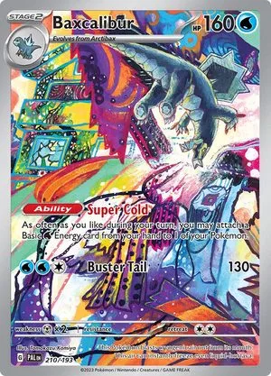 Baxcalibur, English Pokemon card