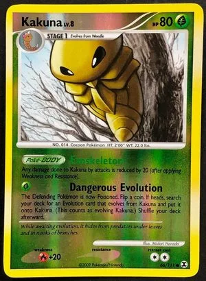 Kakuna [Reverse Holo], English Pokemon card