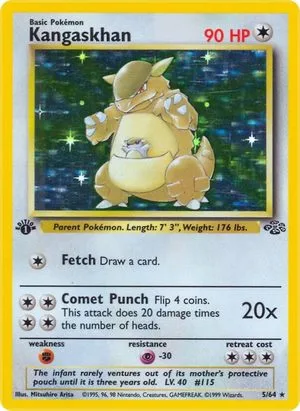 Kangaskhan [1st Edition], English Pokemon card