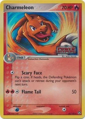 Charmeleon [Reverse Holo], English Pokemon card